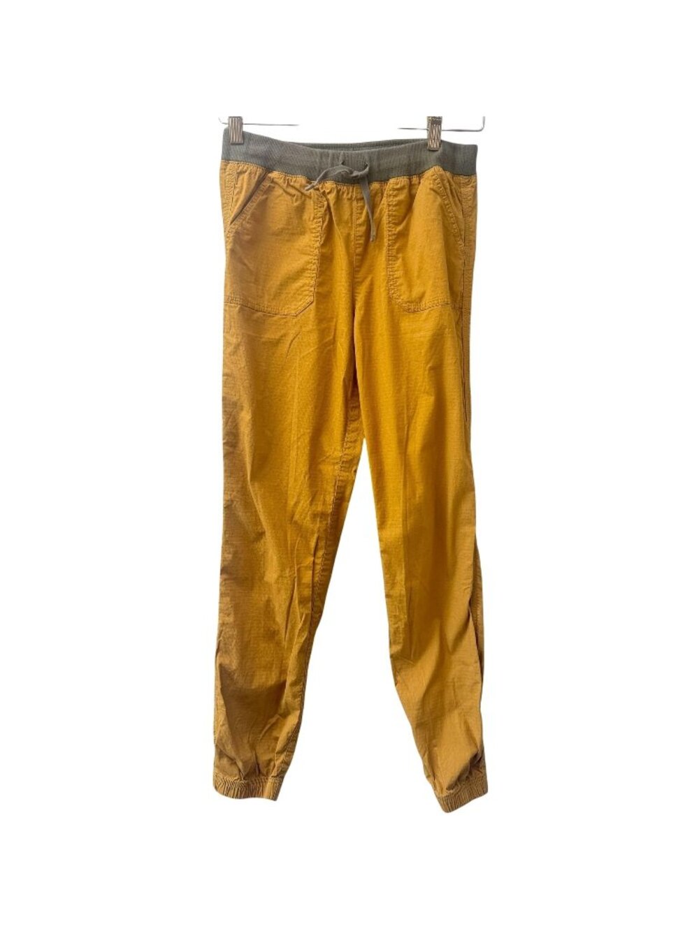L.L.Bean Kids Trail Pants Medium (16) Golden Brown Hiking Joggers Elastic Waist